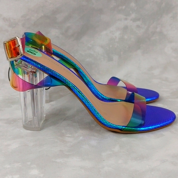 ๐NWT Olivia + Kate Rainbow Heels ๐ - Picture 4 of 8